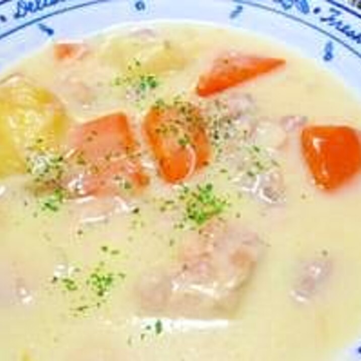 鶏肉のクリームシチュー（圧力鍋）